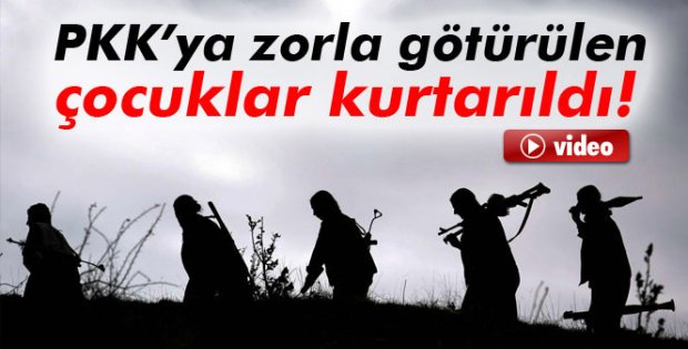 PKK'ya götürülen çocuklar kurtarıldı!