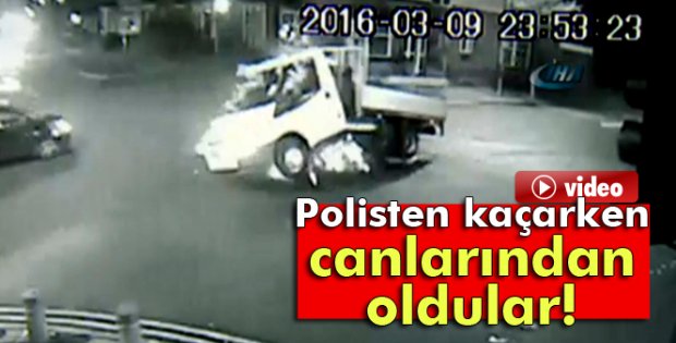 Polisten Kaçtılar Ama Ecelden kaçamadılar