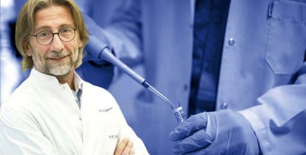 Prof. Dr. Ercüment Ovalı, koronavirüsü etkisiz hale getirdikleri anların görüntüsünü paylaştı