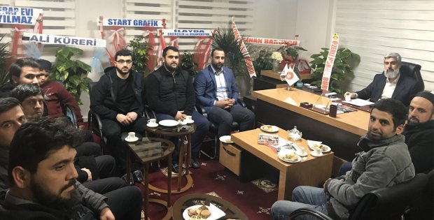 Saadet Partisi Gençlik Kollarından Alparslan Hoca'ya Ziyaret