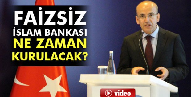 Şimşek'ten faizsiz İslam bankası açıklaması