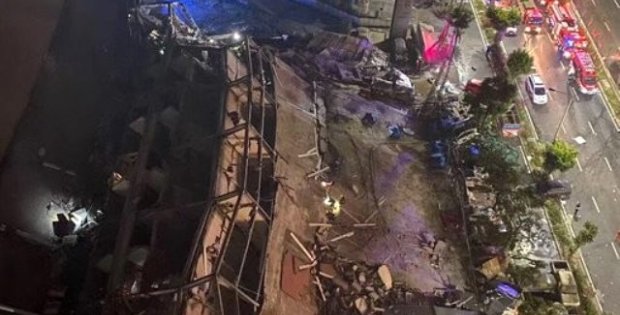 Son Dakika: Çin'de koronavirüs hastalarının tutulduğu karantina oteli çöktü: 70 kişi enkaz altında kaldı