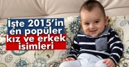 2015'in popüler isimleri belirlendi