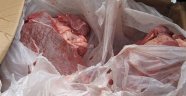 2 ton kaçak et ele geçirildi