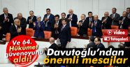 64. Hükümet güvenoyunu aldı!