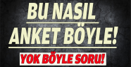 Adı bile sakat! Bu nasıl anket böyle!