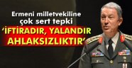 Akar'dan Ermeni milletvekiline tepki