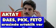 Aktay: 'DAEŞ, PKK, FETÖ arasında ortaklık var'