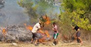 Antalya'daki orman yangınını söndürme çalışmaları sürüyor