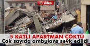 apartman çöktü yaralılar var