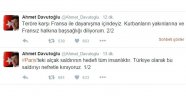 Başbakan Ahmet Davutoğlu Paris'teki saldırıyı kınadı