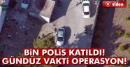 Bin polisle 'torbacı' operasyonu helikopter kamerasında