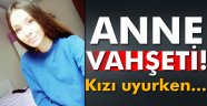 Cinnet geçiren anne kızını öldürdü