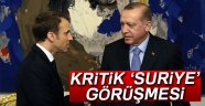 Cumhurbaşkanı Erdoğan Macron ile görüştü !