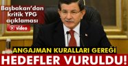 Davutoğlu'ndan kritik YPG açıklaması