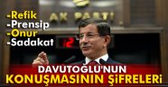 Davutoğlu'nun konuşmasının şifreleri