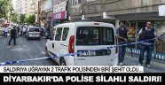 Diyarbakır'da Trafik polisine saldırı