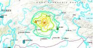 Elazığ'daki deprem sonrası ABD'den korkutan harita!