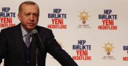 Erdoğan:bir helikopterimiz düşürüldü
