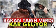 Eroğlu'ndan 'kar' uyarısı