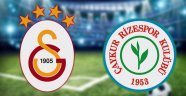 Galatasaray Çaykur Rizespor maçı golleri ve geniş özeti