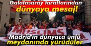 Galatasaray taraftarından dünyaya mesaj