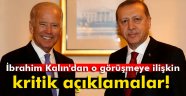 İbrahim Kalın'dan kritik açıklama
