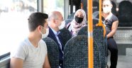 İçişleri Bakanı Soylu başkentte halk otobüsüne bindi, vatandaşlara önemli uyarılarda bulundu
