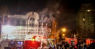 İdamların ardından Suudi Arabistan Büyükelçiliği'ni yaktılar