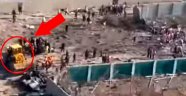İran'daki uçak kazasında, olay yerinde çekilen fotoğraf akılları karıştırdı