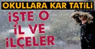 İstanbul, Ankara, ve Türkiye'de okullara kar tatili