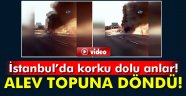 İstanbul'da seyir halindeki TIR alev topuna döndü