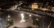 İstanbul'da sokağa çıkma yasağında Taksim, İstiklal Caddesi ve Ortaköy havadan görüntülendi