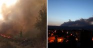 İzmir'de orman yangını sürüyor