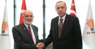 Karamollaoğlu Cumhurbaşkanı Erdoğanı ziyaret etti