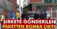 kargo dan bomba çıktı