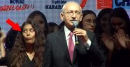 Kılıçdaroğlu, 'Erdoğan'ı indireceğiz' deyince arkasındaki genç kızın yüzü şekil değiştirdi