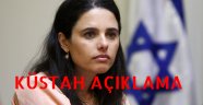 Küstah : Shaked: Yahudi devleti insan haklarından önce gelir
