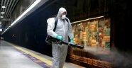 Marmaray istasyonları koronavirüse karşı dezenfekte edildi