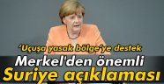 Merkel den Türkiye ye Destek