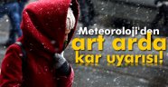 Meteoroloji'den art arda kar uyarısı! Kar beklenen iller! (İstanbul'da kar yağışı)