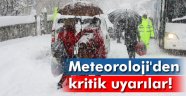 Meteoroloji'den kritik uyarı