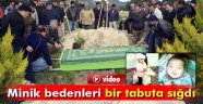 Minik bedenleri bir tabuta sığdı