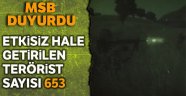 MSB: 'Barış Pınarı Harekâtı'nda etkisiz hale getirilen PKK/YPG'li terörist sayısı