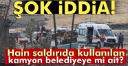 o kamyon belediyeye mi ait?