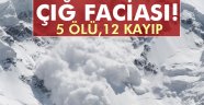 O ülkede çığ faciası