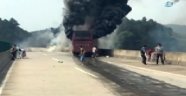 Otobüs Alev Alev Yandı 35 kişi öldü