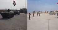Rejim yanlısı grupların Afrin'e giderken çekilen görüntüleri...