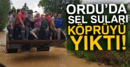 Sağanak yağış hayatı felç etti! Köprüler yıkıldı, sokaklar göle döndü