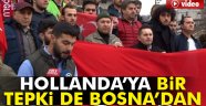 Saraybosna'da Hollanda protestosu